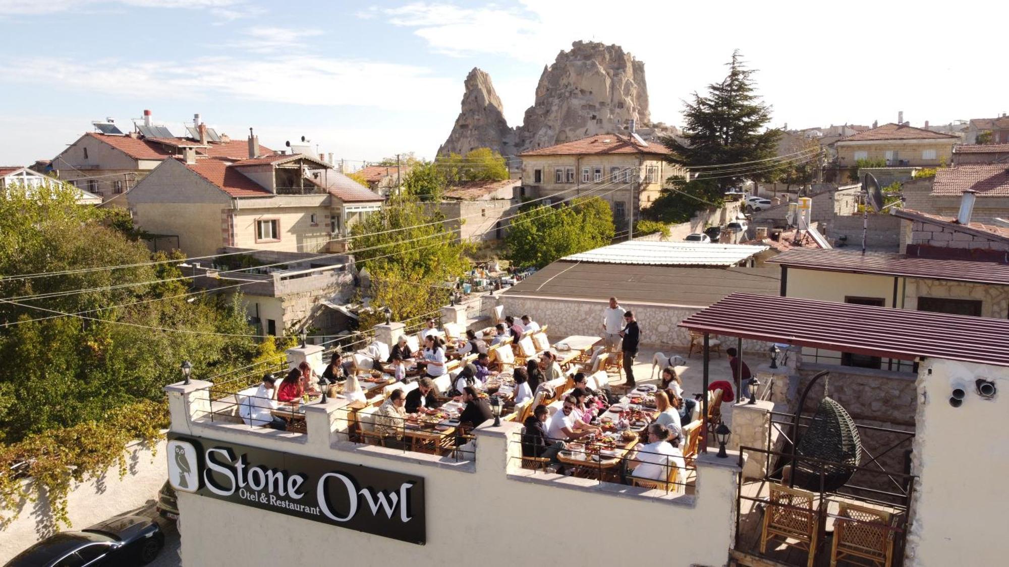 Stone Owl Otel & Restaurant Учгісар Екстер'єр фото